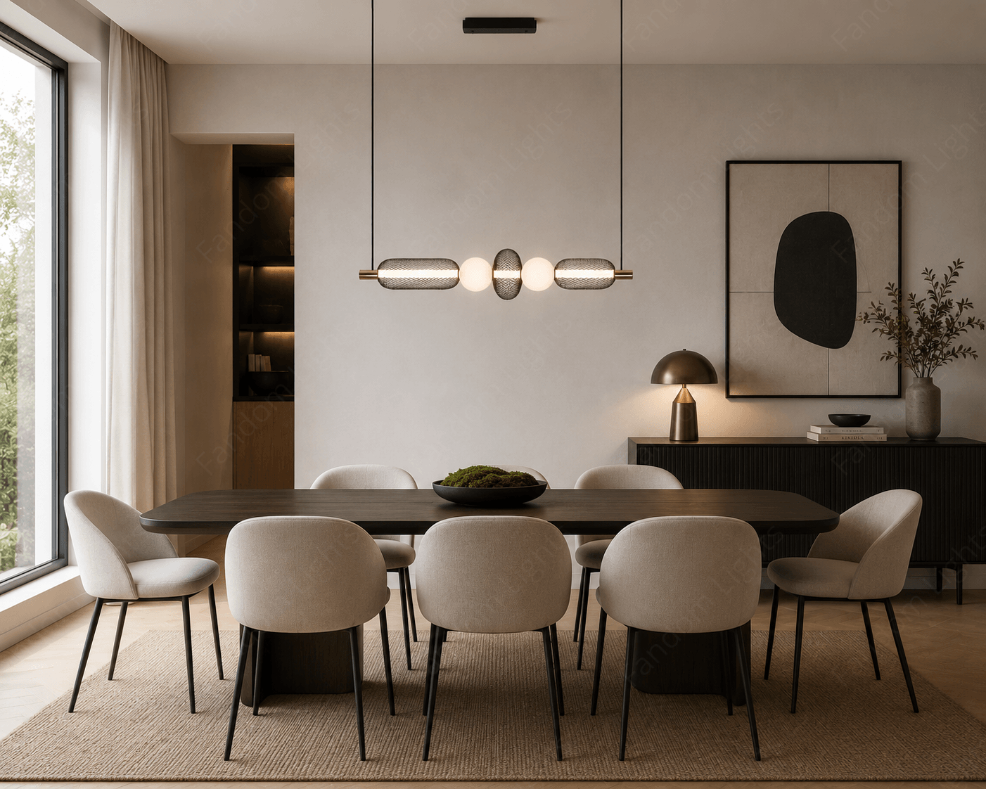 LED Chandelier 700MM Long Light