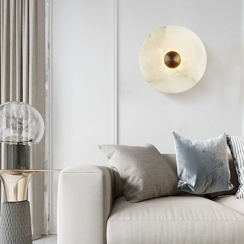 Gold Marble Modern LED Wall Lamp Bedside Light
